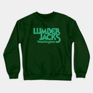 Defunct Washington Lumberjacks Basketball Crewneck Sweatshirt